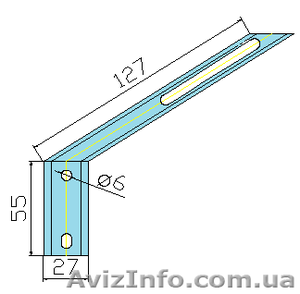 Кронштейн для крепления карнизов,  жалюзей... #1509266