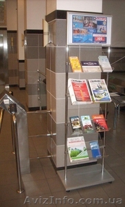 Размещение рекламной полиграфии на стойках бизнес центров от 200 грн #1517252