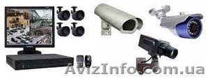 Установка видеонаблюдения,  домофонии Киев. #1514849