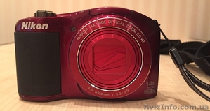 Продам циф.фотоаппарат Nikon Coolpix L610 Red + чехол + флешка на 32GB #1516926