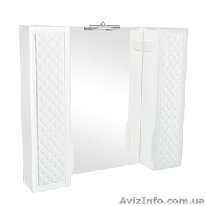 Зеркало Аква Родос РОДОРС 100 см с подсветкой и двумя пеналами  #1514969