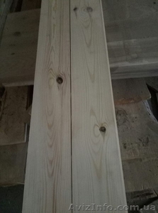 Доска пола цельная из массива сосны #1516195