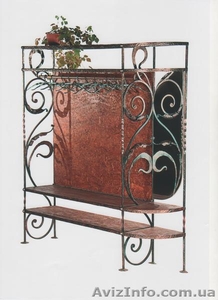 Предлагаем очень красивый и качественный набор ковки стулья, столы, веша #1527877