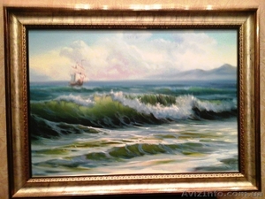 Картина морской пейзаж. #1521390