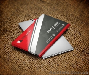 ПЕЧАТЬ ВИЗИТОК В ЧЕРНИГОВЕ,  мелованный картон,  350 гр/м2,  1000 шт #1523169