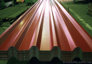 Металлический лист гнилая вишня,  профнастил 0, 48 и металлочерепица 3005. Произво #1525750