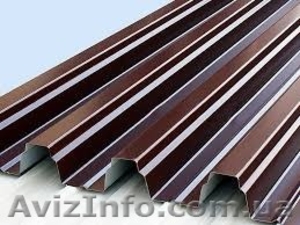 Профнастил строительный. Оцинкованный и окрашенный профильный лист. Есть скидки #1525760