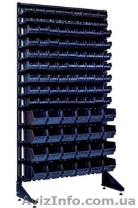 Хранение метизов и крепежа в ящиках на стойке #1525555