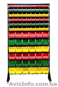Стеллаж и лотки под крепеж в гараж #1524805