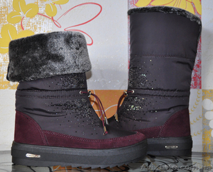 Сапоги женские зимние дутики #1527500