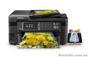 МФУ Epson Workforce WF-3620 с СНПЧ #1523058