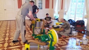 Беспылевая циклевка шлифовка паркета ремонт за 1 день Киев #1524674