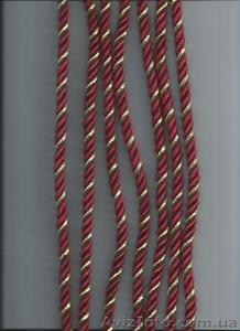 Декоративные шнуры для штор и натяжных потолков в ассортименте #1536845