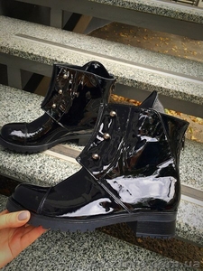 Ботинки демисезонные болты. Натуральная кожа. Доставка по Украине #1532392