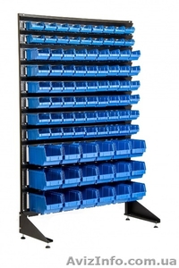 Специальный стеллаж под крепёж на 90 ячеек  #1535012