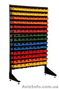 Стеллаж для магазина с ящиками на 126 контейнеров ящиков #1536929