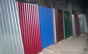 Забор из профнастила от завода-производителя дешево Одесса #1532306