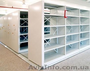 ПРОИЗВОДИМ раздвижные стеллажи для архива,  офиса,  библиотеки #1536357