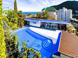 Продам элитную квартиру в частном домовладении в Партените с видом на море. #1530542