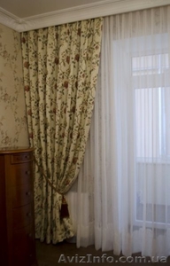 Укоротить или подрубить шторы,  тюль.  #1529580