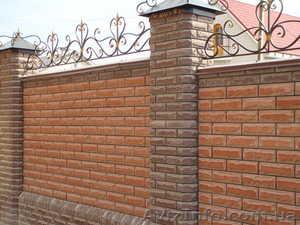 Строительство заборов из кирпича в Киеве и Киевской области #1536890