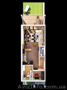 Энергоэффективный таунхаус от застройщика в Петропавловской Борщаговке #1539881