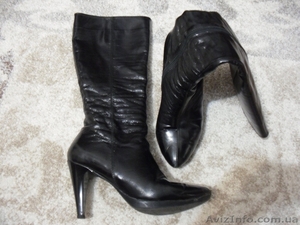 Сапоги женские весна-осень 38 р. #1543515