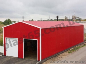 Строительство каркасных ангаров из сендвич-панелей под ключ в Украине. #1545174