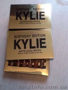 На100%ящая помада!KYLIE BIRTHDAY EDITION! Не подделка,  не путать! #1546117