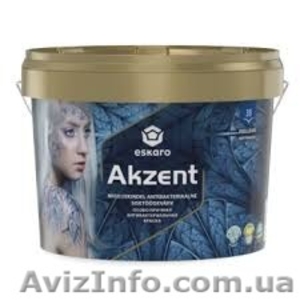 Eskaro Akzent антибактериальная краска (полуглянцевая) 2/7 л. #1362214