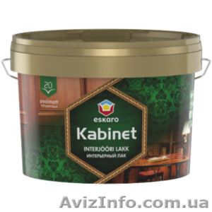Eskaro Kabinet 20,  70 лак для внутренних работ (полуматовый #1362220