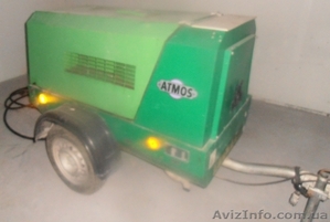 Продаем компрессор винтовой дизельный передвижной ATMOS PDP 20,  2007 г.в. #1546887