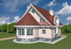 Фундамент, кровля, забор, кладка кирпича. #1540785