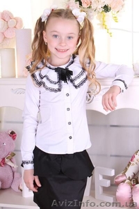 Школьная форма,  школьные блузки оптом. #1543907