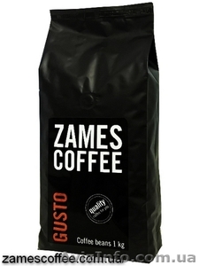 Кофе в зернах ZAMES COFFEE GUSTO 1 кг #1553989