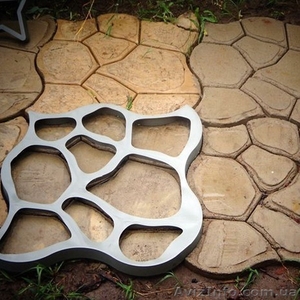 Форма трафарет для заливки садовая МОЯ дорожка 80х80х6см. #1552423