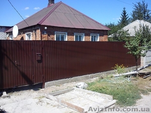 Распашные ворота  проф. листа (полимер) 2000*2000 #1553638