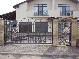 Откатные ворота (кованные и решетчатые) от 3000 грн./м2 #1553648