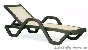 Шезлонг лежак Papatya Myra Tex темно-зеленый #1548577