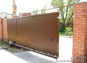 Откатные ворота Одесса производство и установка #1555047