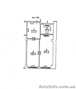 Просторная квартира в новом доме #1556308
