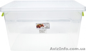 Контейнер пластиковый пищевой с крышкой от 0.3 до 80 л #1557420