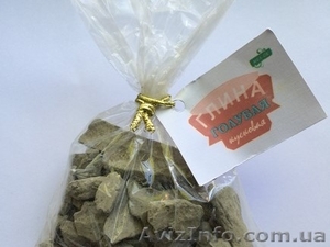 Глина Голубая кусковая,  пробник 100 г #852391