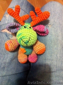 Добрый Лось в технике амигуруми #1561027