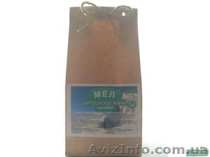 Мел Артёмовский натуральный кусковой,  пакет 1 кг #1125243