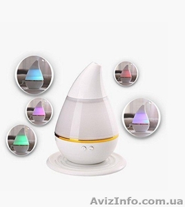 Увлажнитель воздуха - ночник,  бесшумный + usb 250мл #1555797