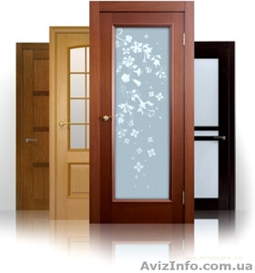 Ремонт и замена стекла в межкомнатной двери Киев #1559563
