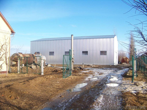 Строительство складского помещения. Монтаж металлоконструкций. #1569318