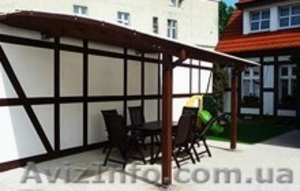 Деревянные навесы - Эксклюзив. Дорого. #1564002