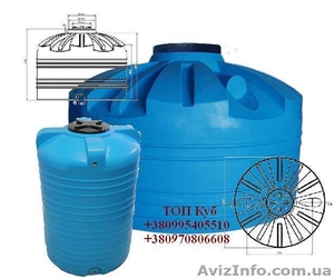 Емкости цилиндрические вертикальные до 20 000 литров #1565785